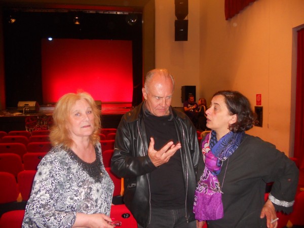 Da sinistra la grandissima poetessa Ada Crippa, Marc Kelly Smith e Ombretta Diaferia