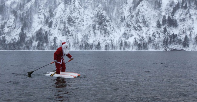 babbo natale fiume