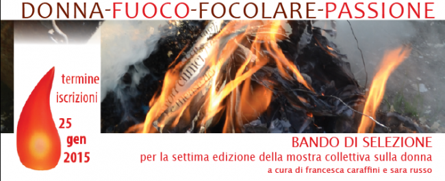 donna fuoco focolare