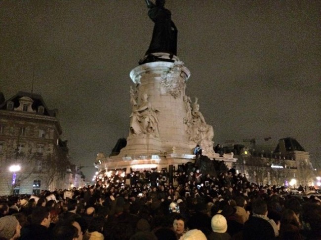 Manifestazione Charlie