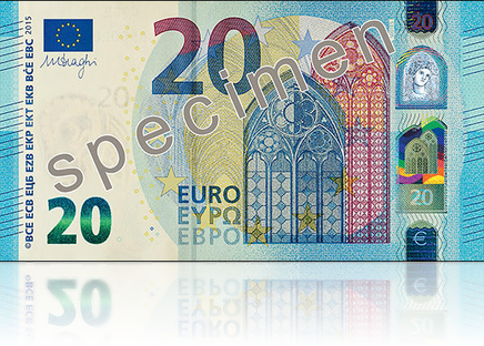 Nuova banconota da 20 Euro