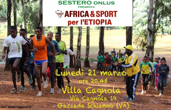 Invito Serata Africa&Sport 2016