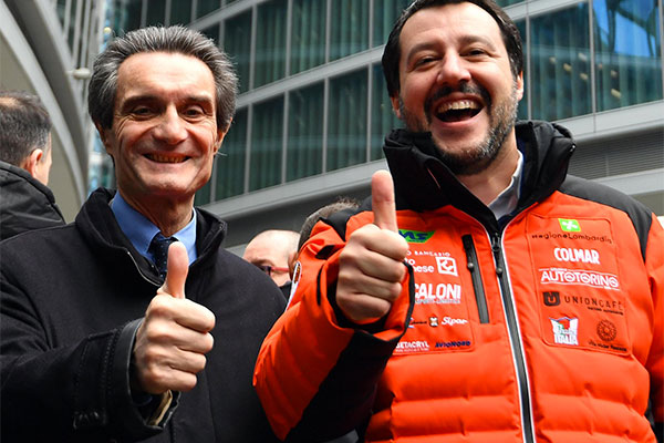 Risultati immagini per FONTANA E SALVINI